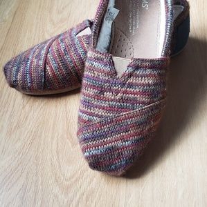 Tom's Sweater Knit Fur Lined Slip On